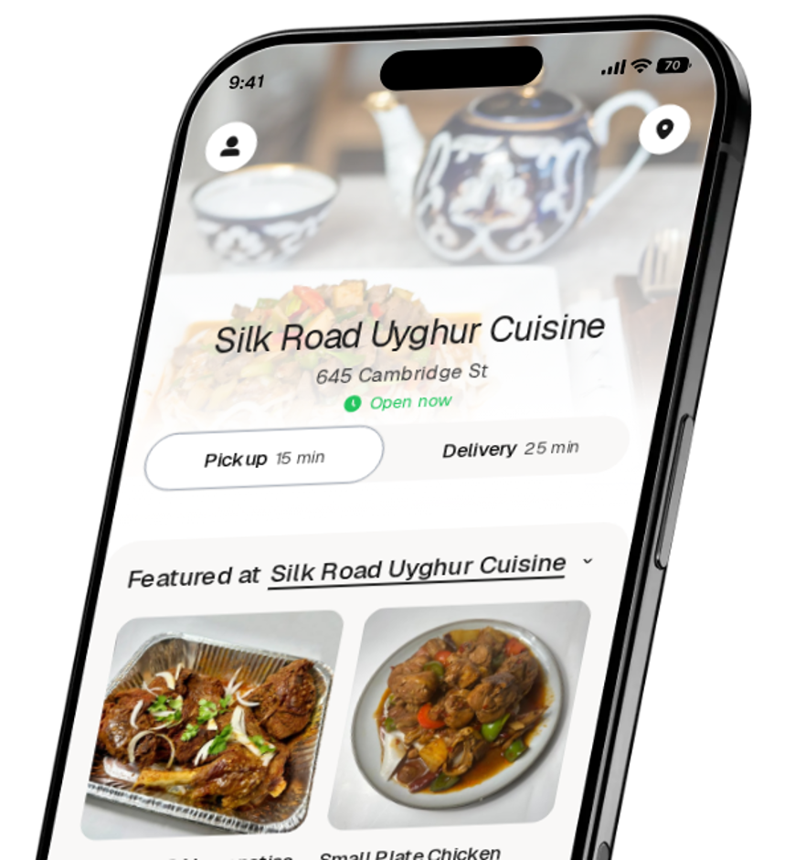 Silk Road Uyghur Cuisine app preview
